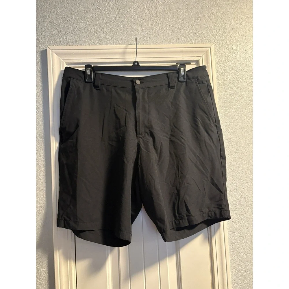 Banana Republic Shorts Mens 40 Black Performance Stretch Ripstop Active Utility